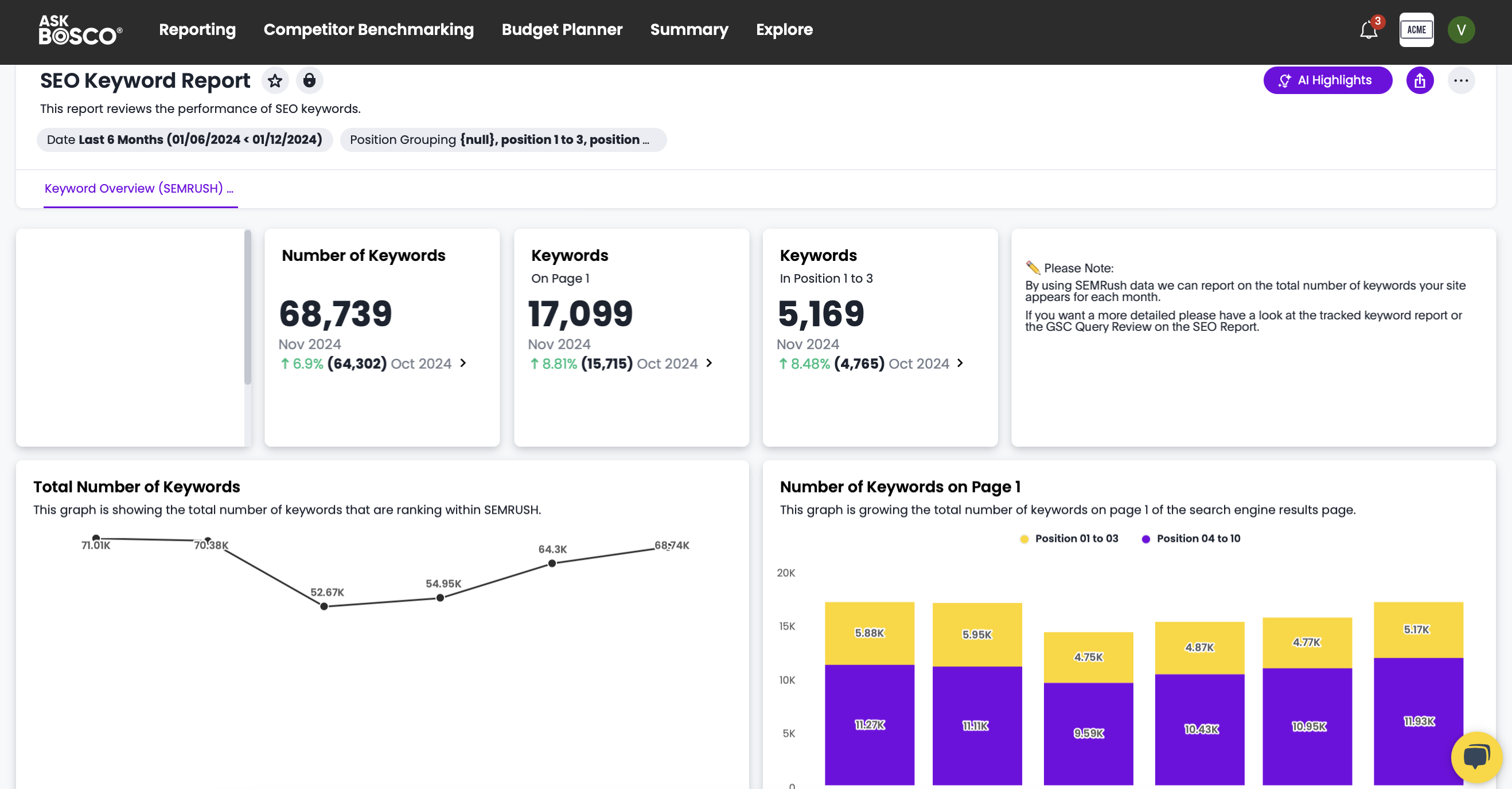 screenshot of ASK BOSCO